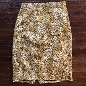 GUESS by Marciano Leopard Skirt